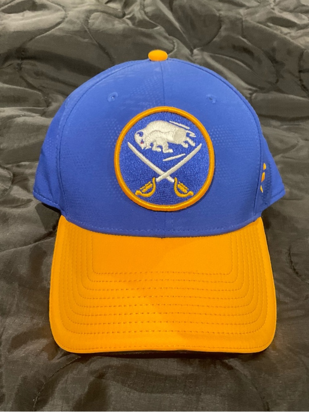 Fanatics Buffalo Sabres Royal Blue and Gold NHL Authentic Pro Hat